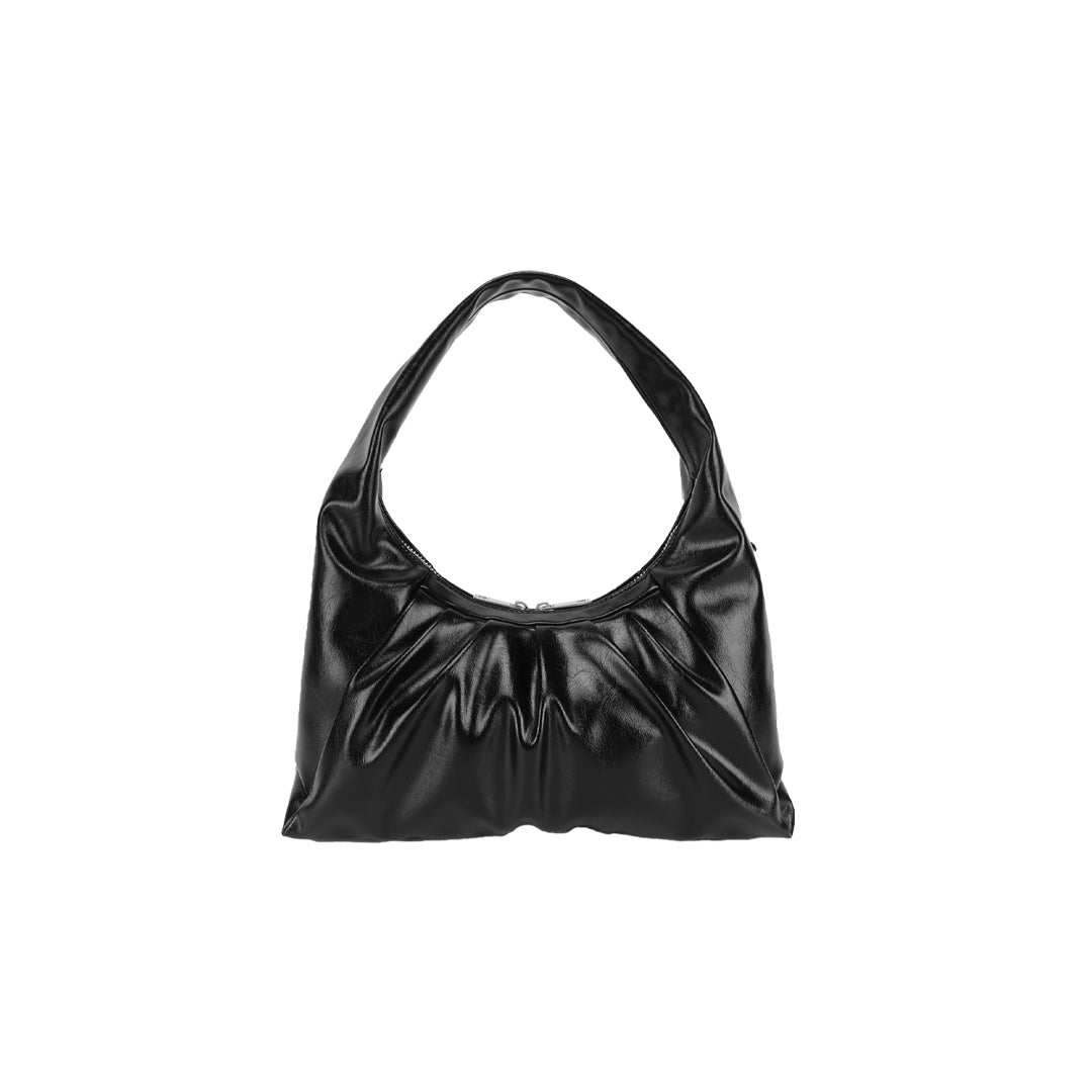 Croissant Hobo Bag (Black)