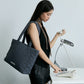 Go-Getter Laptop Tote (Nylon Charcoal Blue)