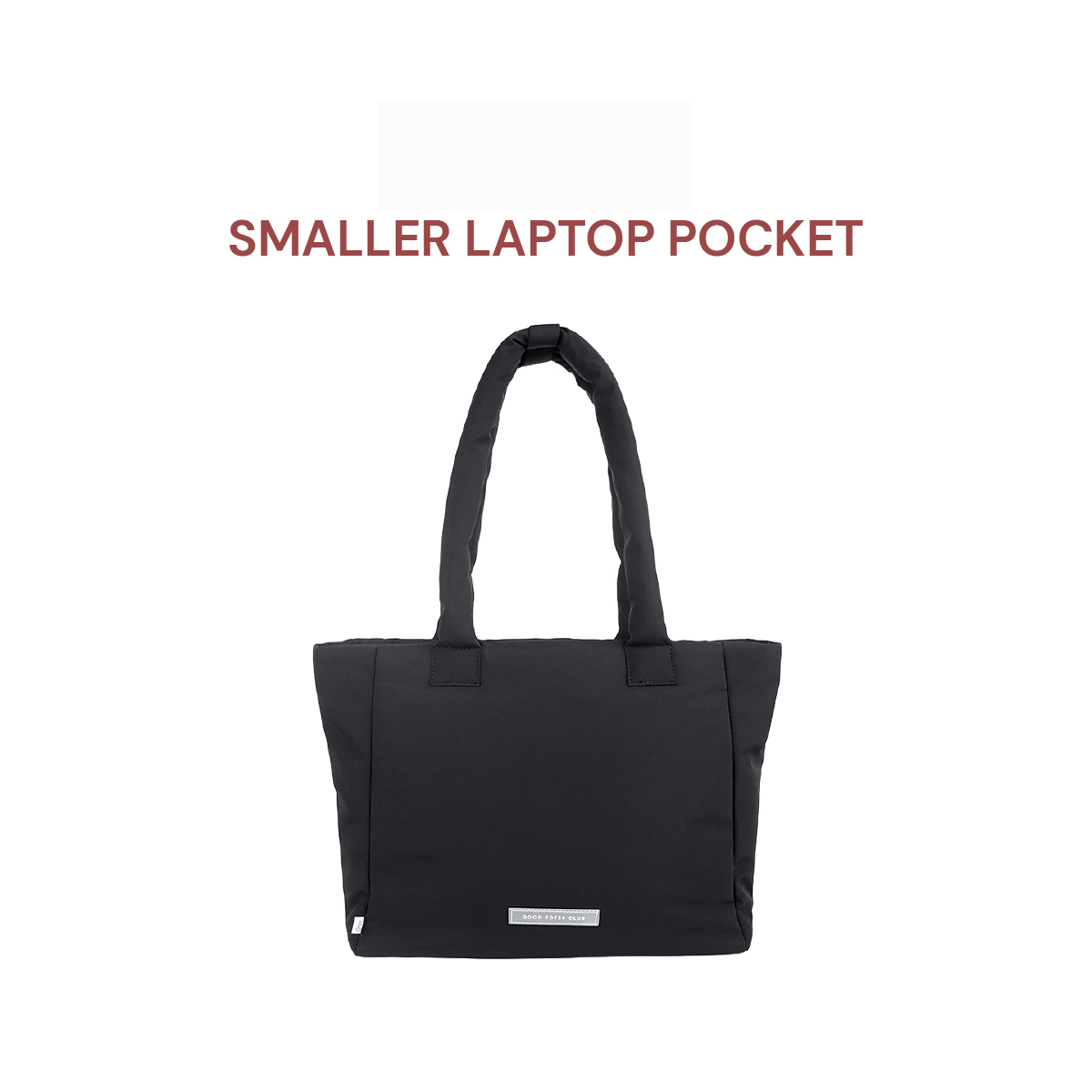 *SMALLER LAPTOP POCKET* Go-Getter Laptop Tote (Nylon Black)