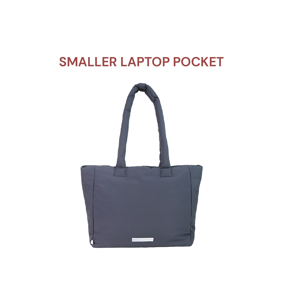 *SMALLER LAPTOP POCKET* Go-Getter Laptop Tote (Nylon Charcoal)