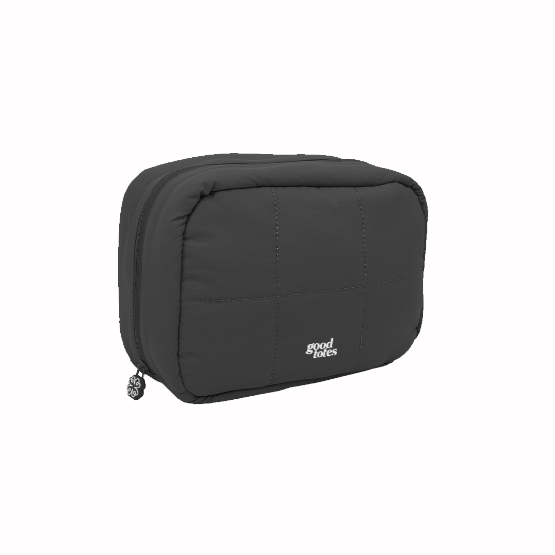 Jumbo Bread Puffer Pouch – Padded Travel & Tech Pouch – Good Totes (US)