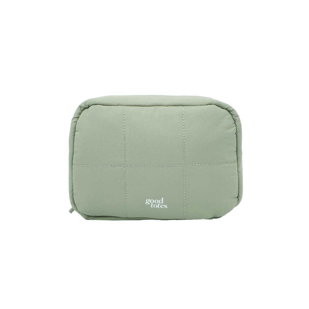 Jumbo Bread Puffer Pouch (Sage)