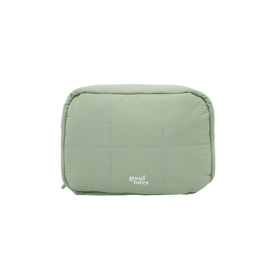 Jumbo Bread Puffer Pouch (Sage)