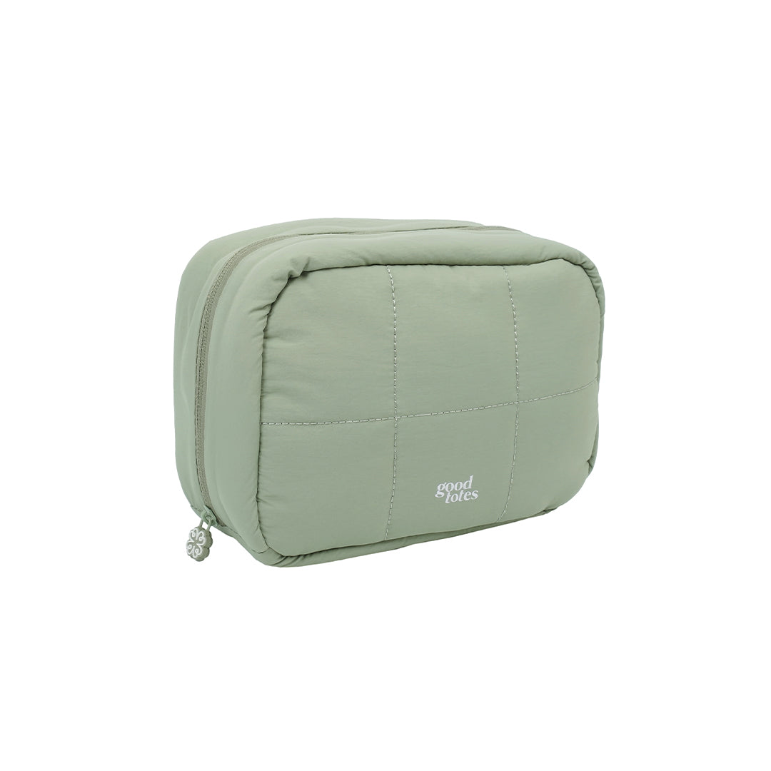 Jumbo Bread Puffer Pouch (Sage)