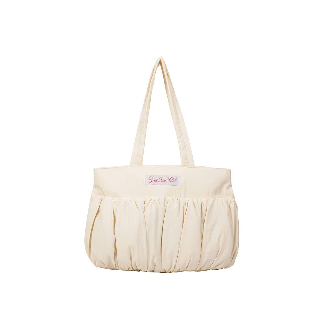 Large Soufflé Tote (Cream)