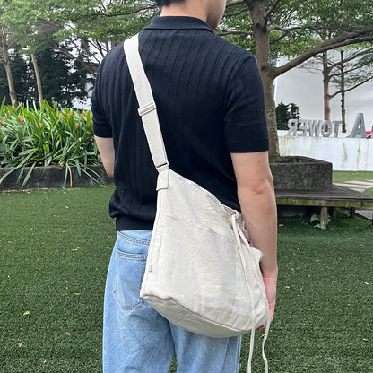 Lazy Linen Sling (Cream)