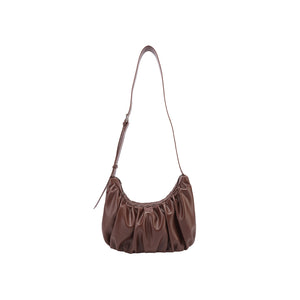 Leather Croissant Sling (Espresso)