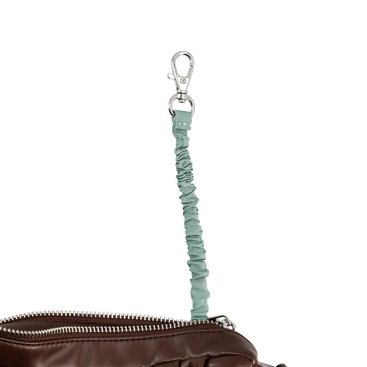 Leather Croissant Carryall (Espresso)