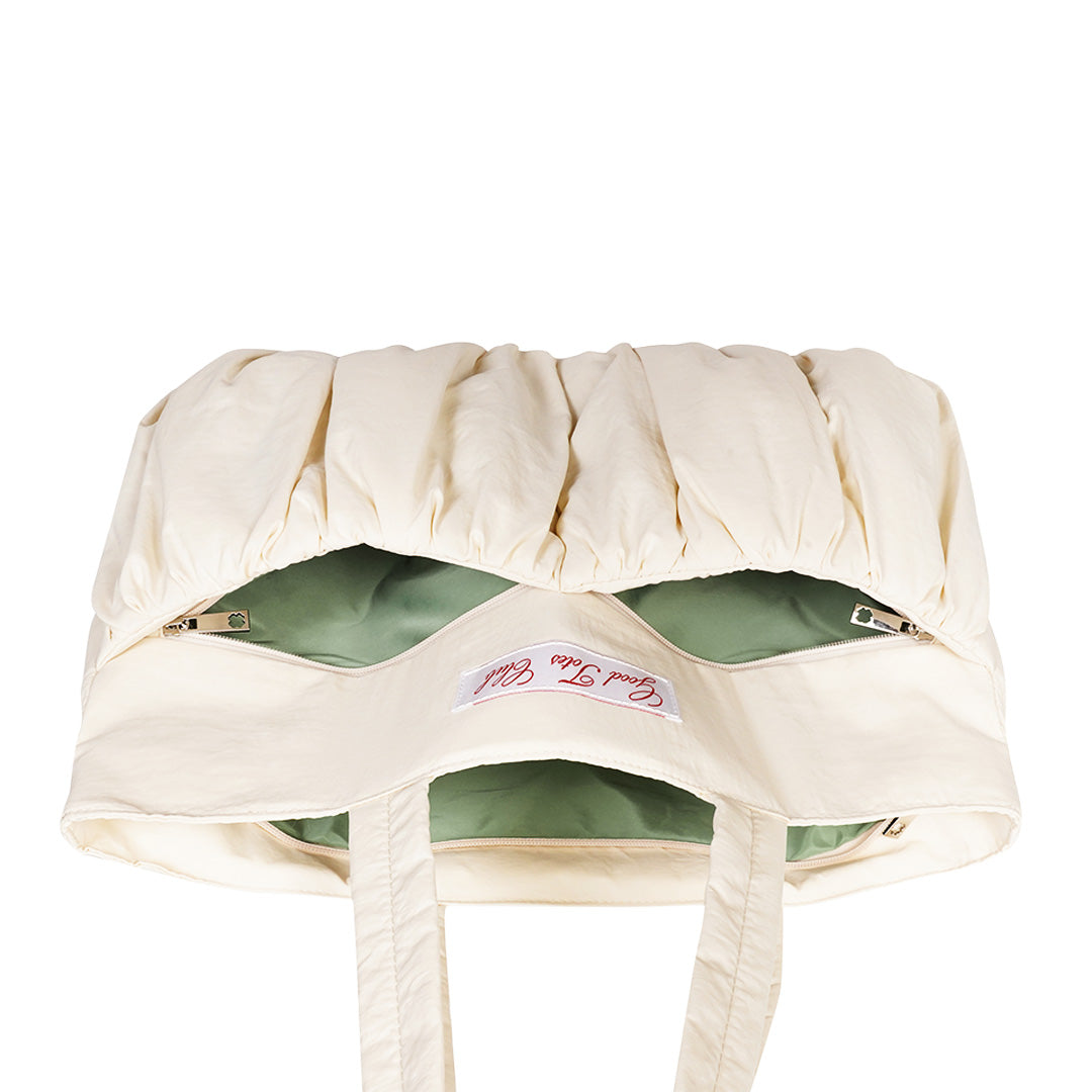 Mini Soufflé Tote (Cream)