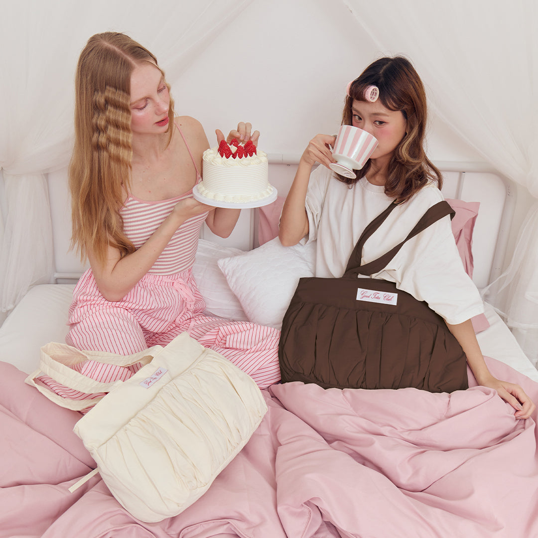 Mini Soufflé Tote (Cream)