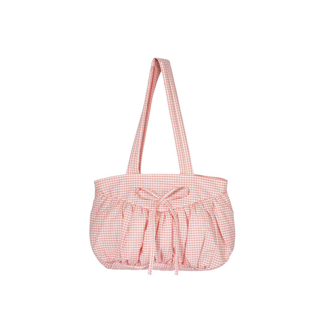 Mini Soufflé Tote (Pink Gingham)