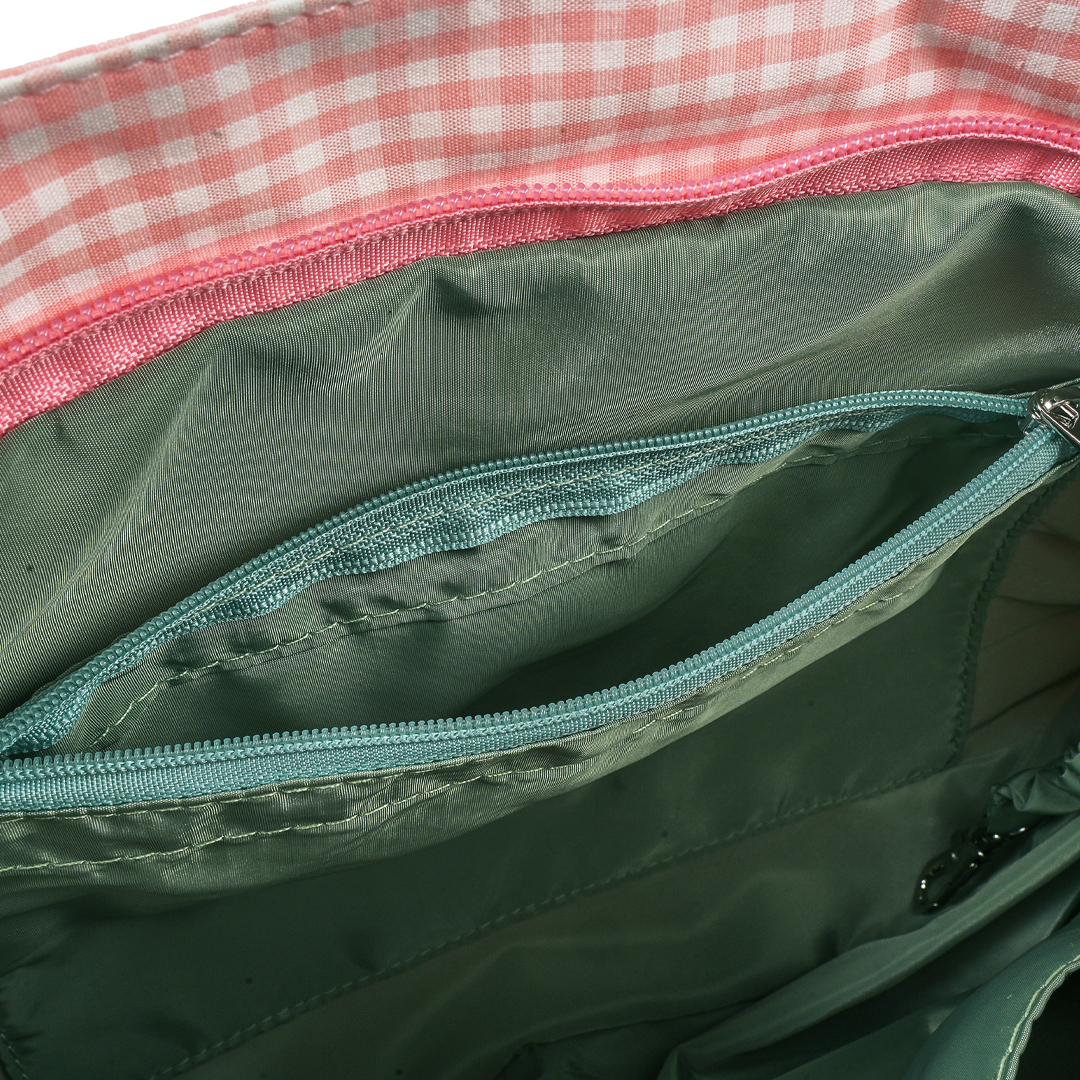 Mini Soufflé Tote (Pink Gingham)