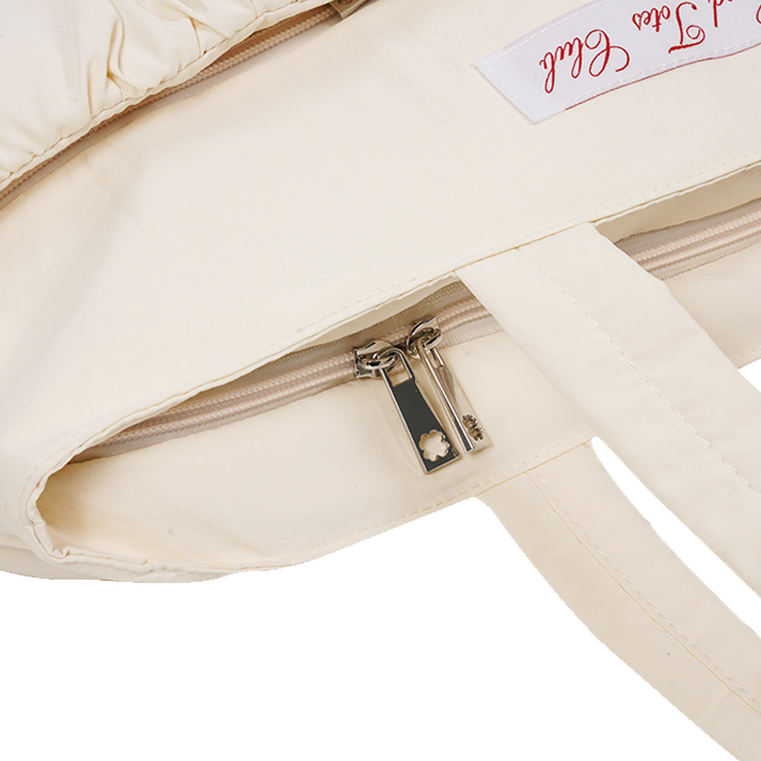 Mini Soufflé Tote (Cream)