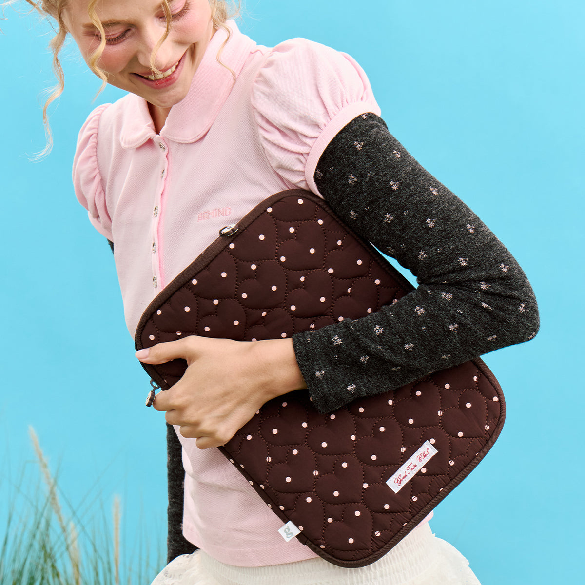 Pillow Laptop Sleeve (Chocolate Heart)