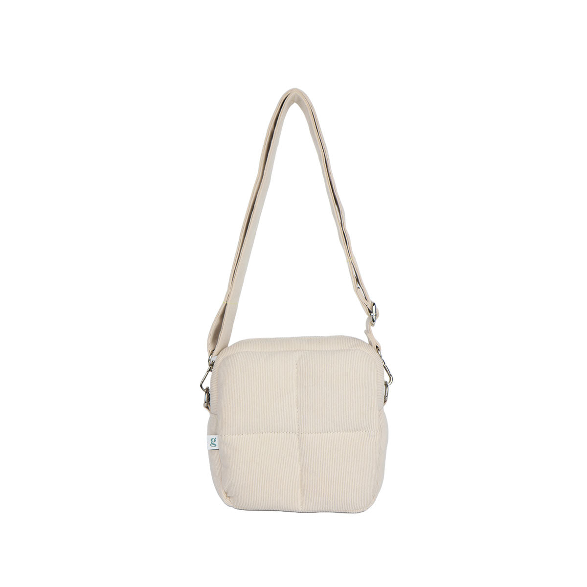 Puffer Post Bag (Cream)