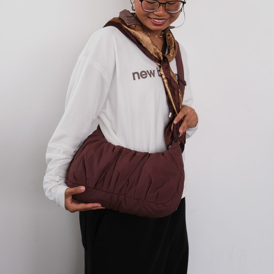 *Ships Late-October* Small Croissant Sling (Truffle)
