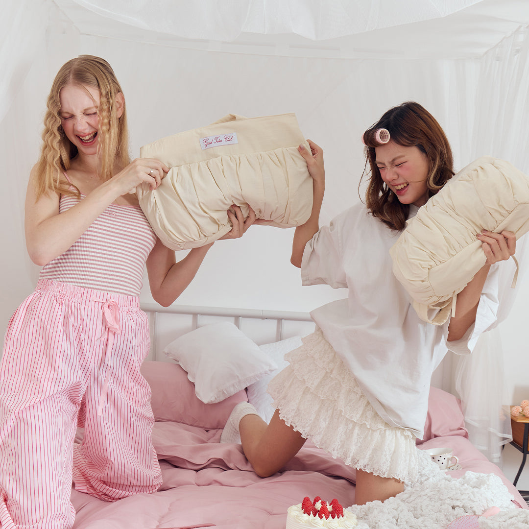 Large Soufflé Tote (Cream)