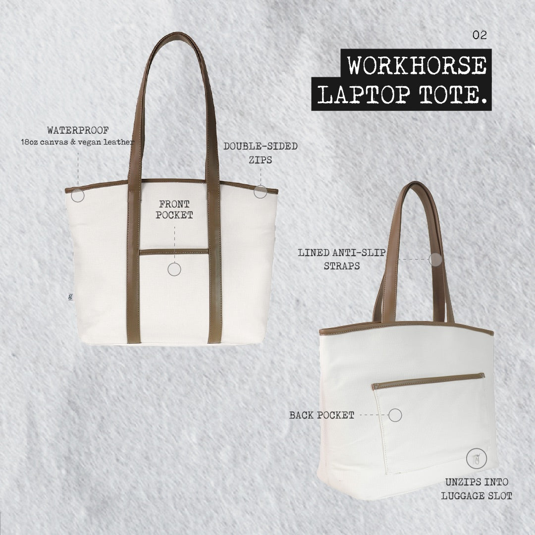 Workhorse Laptop Tote (Black)