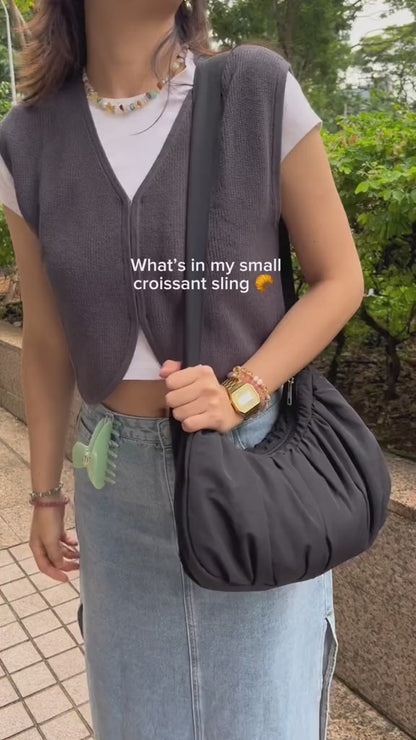 Small Croissant Sling (Sesame)