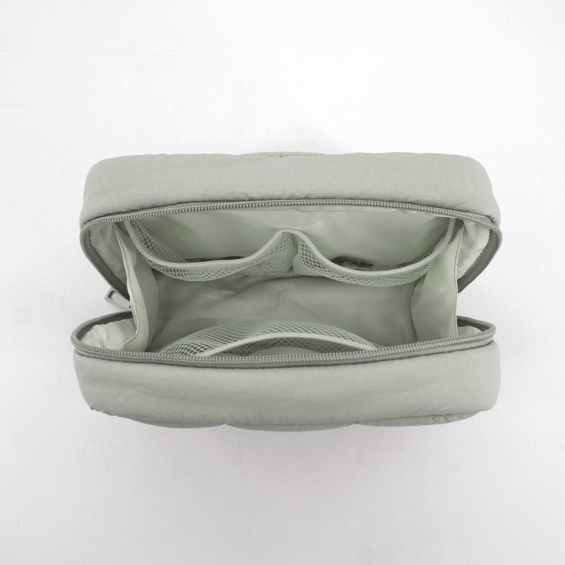 Jumbo Bread Puffer Pouch (Sage)