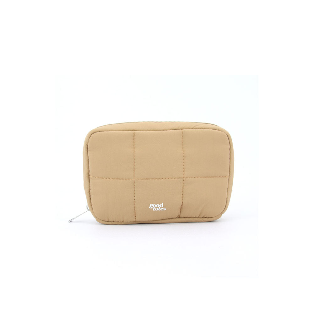 Regular Bread Puffer Pouch (Caramel)