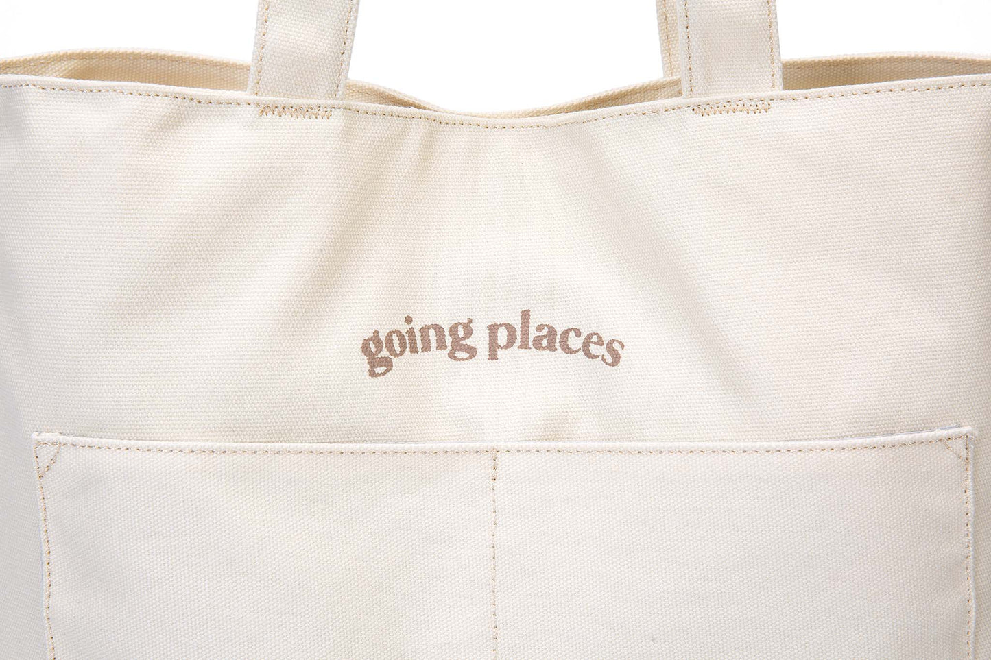 Going Places Tote (Cream)