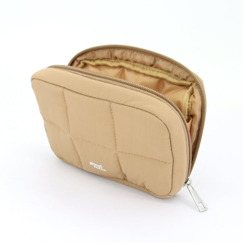 Regular Bread Puffer Pouch (Caramel)