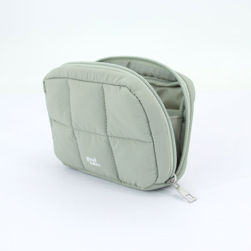 Regular Bread Puffer Pouch (Sage)