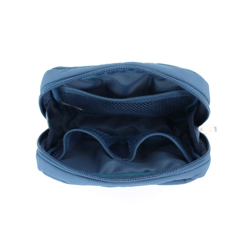 Regular Bread Puffer Pouch (Stone Blue)