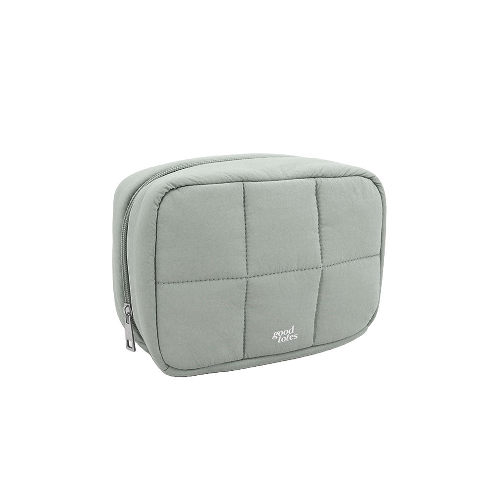 Jumbo Bread Puffer Pouch (Sage)