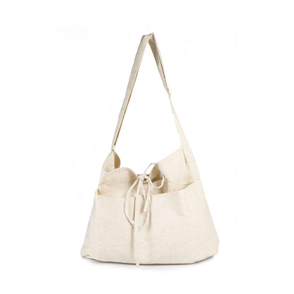 Lazy Linen Sling (Cream)