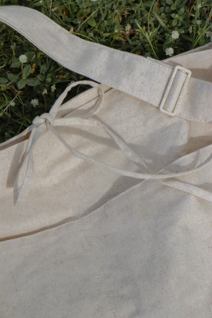 Lazy Linen Sling (Cream)