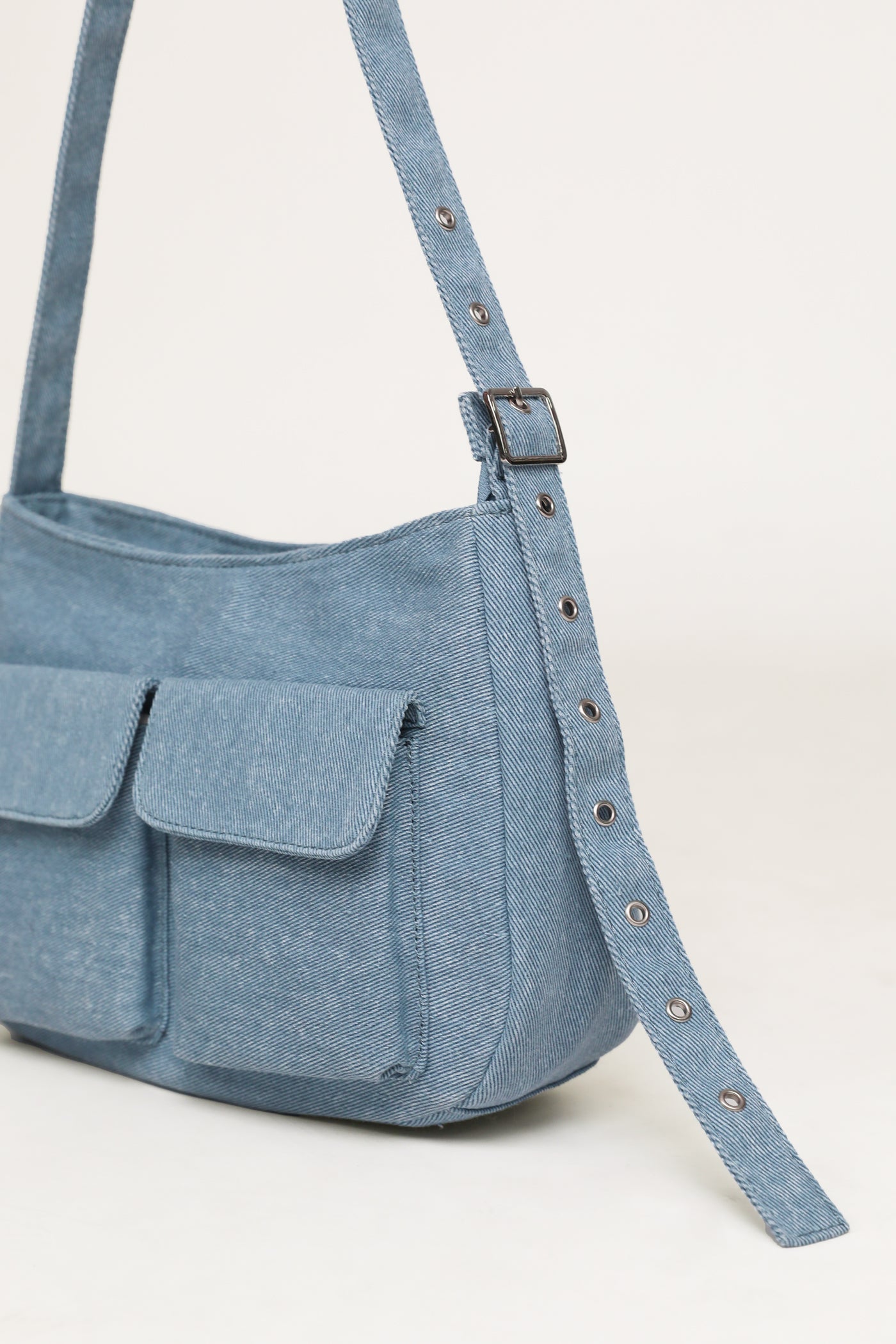 Mini Cargo Sling (Denim)