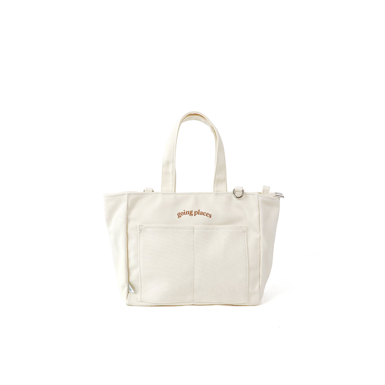 Mini Going Places Tote (Cream)